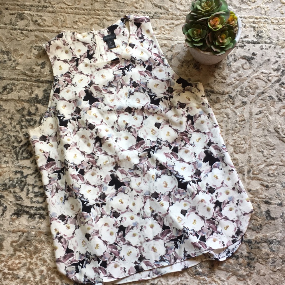 NWOT Floral Tank